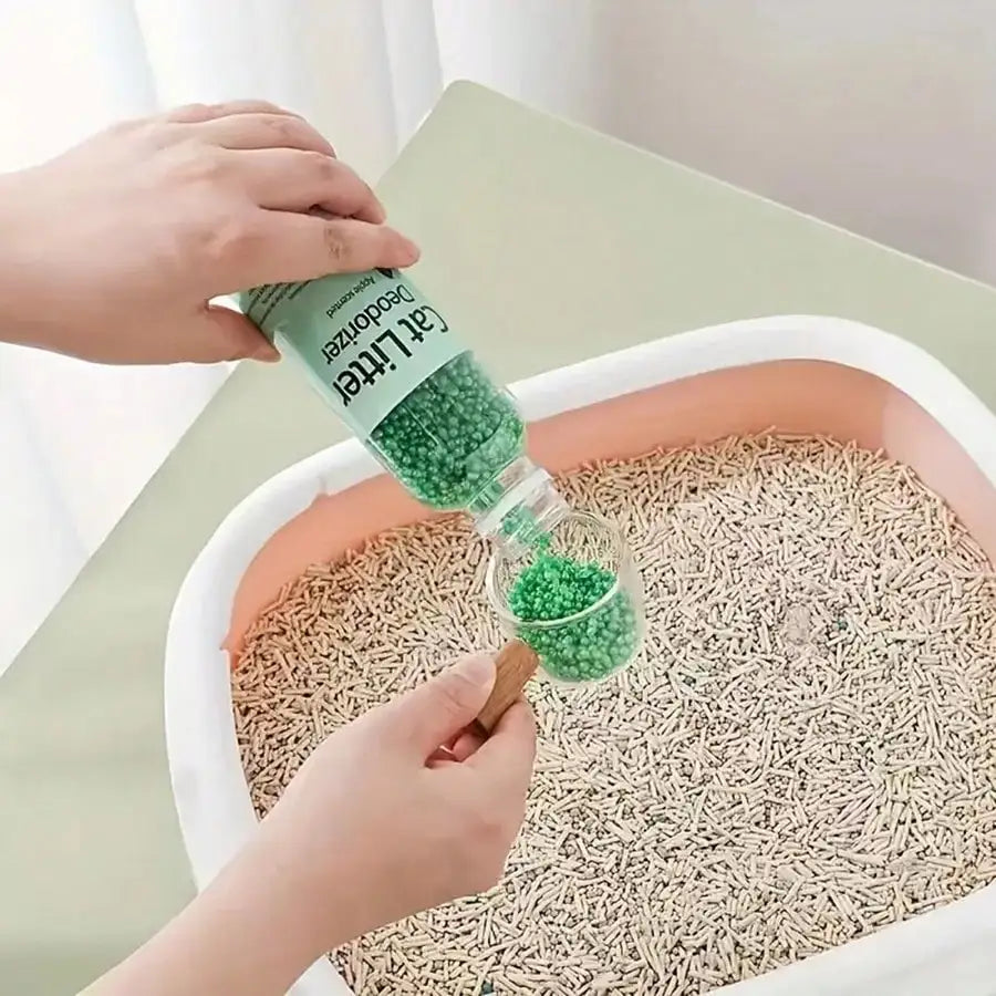 Velora™ Cat Litter Deodorizer Beads — Natural Odor Eliminator