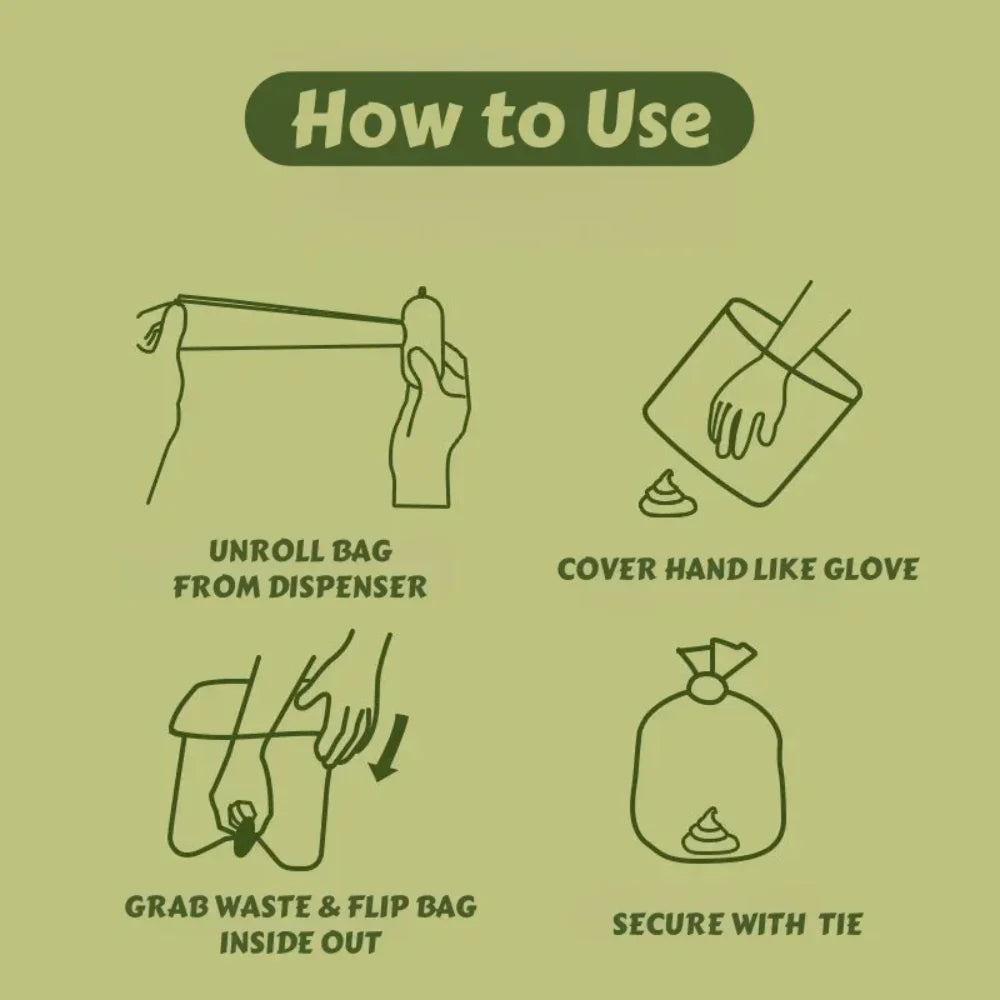 Velora™ Biodegradable Dog Poop Bags Set — Extra Thick & Leak-Proof