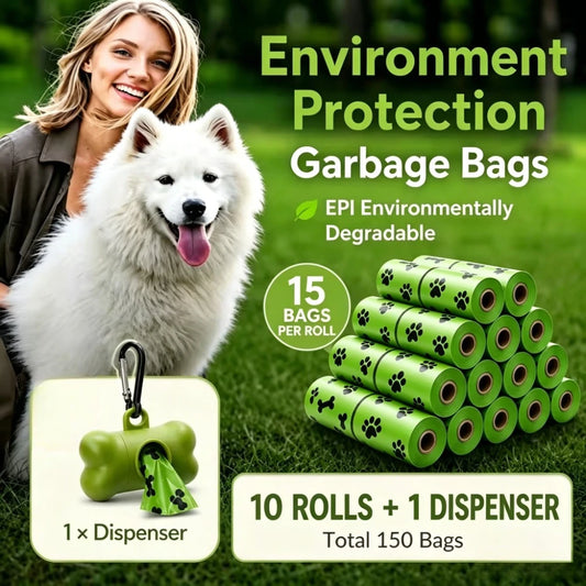 Velora™ Biodegradable Dog Poop Bags Set — Extra Thick & Leak-Proof